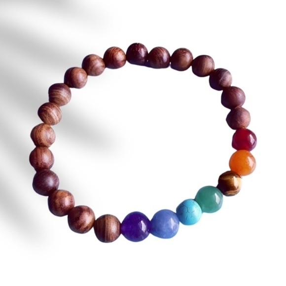 Chakra Bracelet: Handmade Energy Balancing Beads‎ - Picture 2 of 2